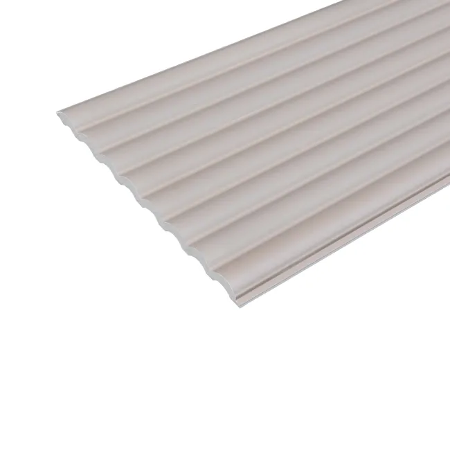 Trepanel Aqua 3D® Waterproof Taupe Fluted Wall Panel 3 Pack (Covers 1.80 SQM)
