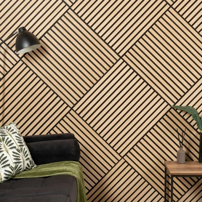 Trepanel® Oak Square Acoustic Wood Wall Panels