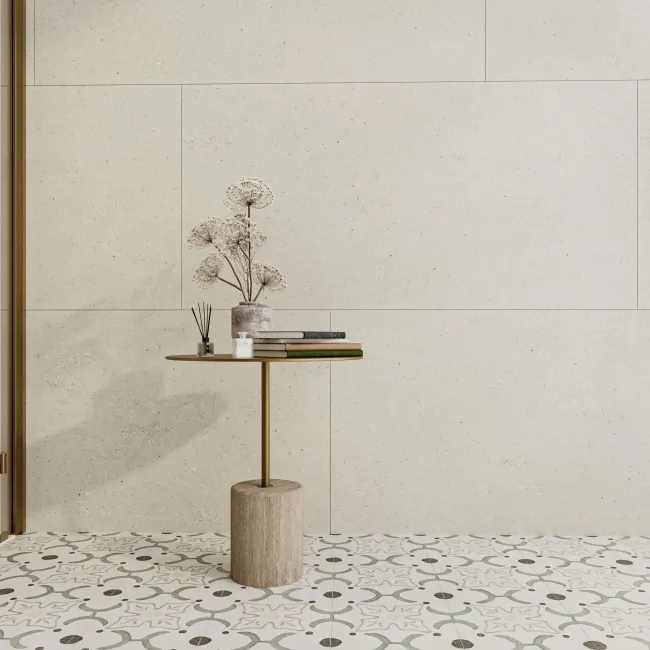 Trepanel Aqua Luxe® Bone Stone Effect Satin SPC Wall Panel 4 Pack (Covers 2.80 SQM)