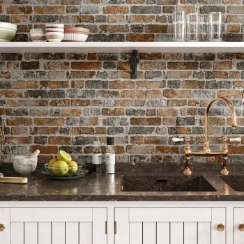 Rustic Masonry Archaic Multicolour Brick Effect Wall Tiles