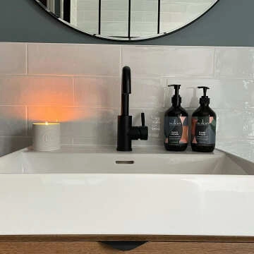 Rustic Sage Green Gloss Metro Wall Tiles