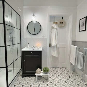 Chiffon Hand Crafted White Metro Tiles