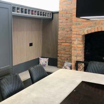 Trepanel® Smoked Oak Acoustic Wood Wall Panels