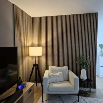 Trepanel® Smoked Oak Acoustic Wood Wall Panels