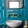 Temple Teal Blue Gloss Ceramic Metro Wall Tiles