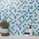 Pixel Sea Light Blue Blend Mosaic 25x25 Wall and Floor Tiles