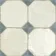 Octagon Effect Marine Blue Matt Vintage Pattern Wall and Floor Tiles