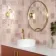 Zellige Mini Pink Square Gloss Wall Tiles