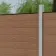 LuxeLine® Teak Composite Fence Panel for Own Post 6ft