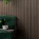Trepanel® Walnut Brown Acoustic Half Wood Wall Panels