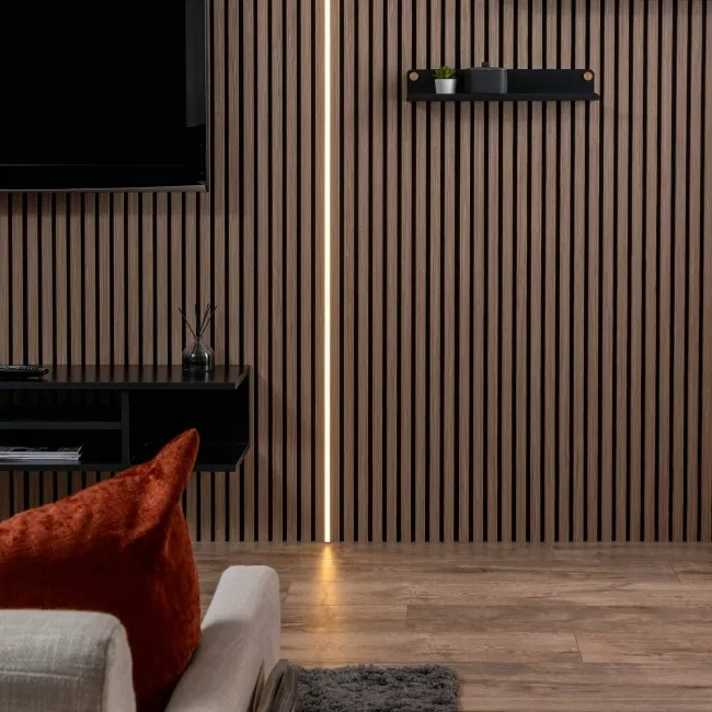 Trepanel Customise® Black Shelf 519mm inc Brass Screws