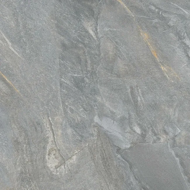 Devoke Grey Matt Stone Effect Wall and Floor Tiles 597x597