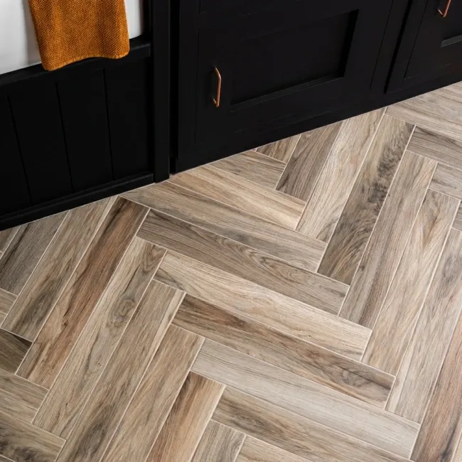 Bosco Castagno Wood Effect Porcelain Floor Tiles