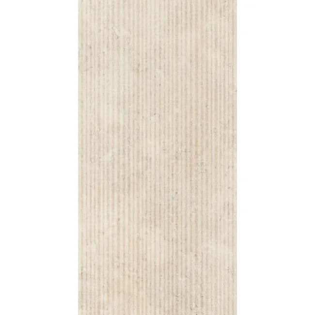 Fargo Beige Matt Stone Effect Structured Wall Tiles 1200x600