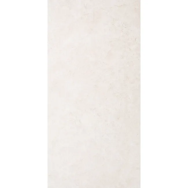 Fargo White Matt Stone Effect Anti Slip Wall and Floor Tiles 1200x600