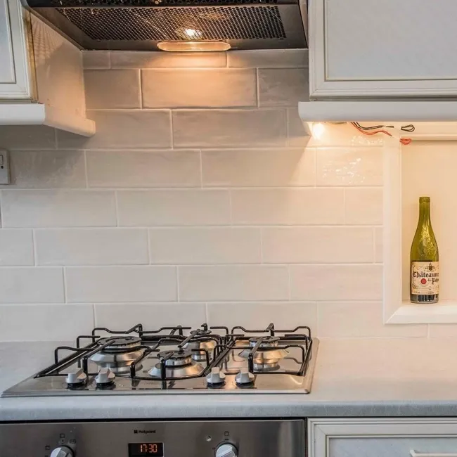 Rustic Cream Ceramic Gloss Metro Tiles