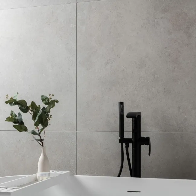 Gravity Grey Matt Stone Effect Wall and Floor Tiles 800x800