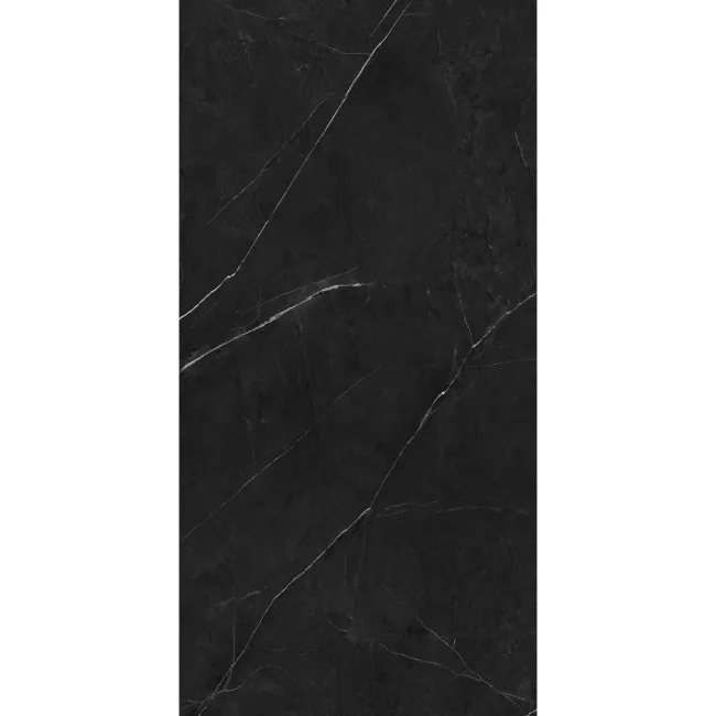 Trepanel Aqua Luxe® Black Marble Effect Embossed Satin SPC Wall Panel 4 Pack (Covers 2.80 SQM)