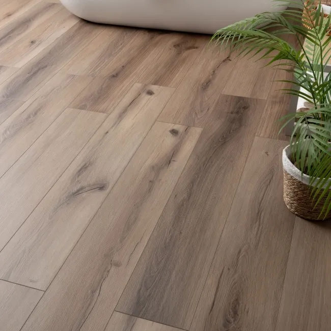 Trepanel Lux Warm Oak LVT Wood Effect Plank SPC Vinyl Flooring