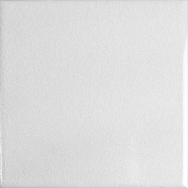 Antique Bastille White Gloss Square Crackle Wall Tiles