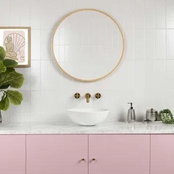 Rhian Blanco White Ceramic White Matt Brick Wall Tiles