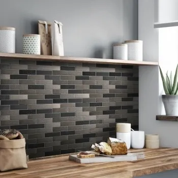 Tephra Night Jewels Linear Mosaic Tiles