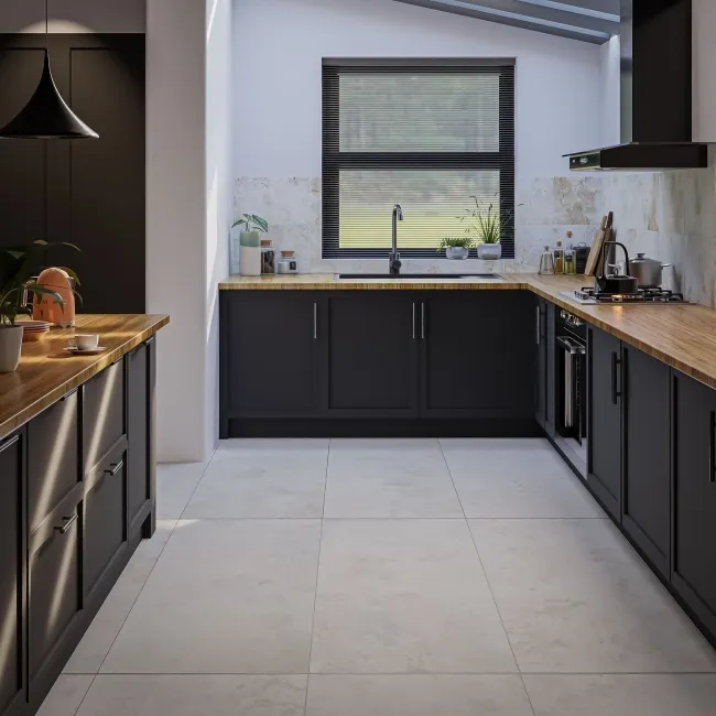 Foil Cloud White Large Metallic Stone Effect 1200x600 Tiles