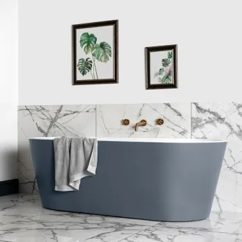 Olympia White Marble Effect Polished 90x90 Tiles