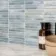 Meraki Blue Gloss Kitt-Kat Mosaic Effect Wall Tiles