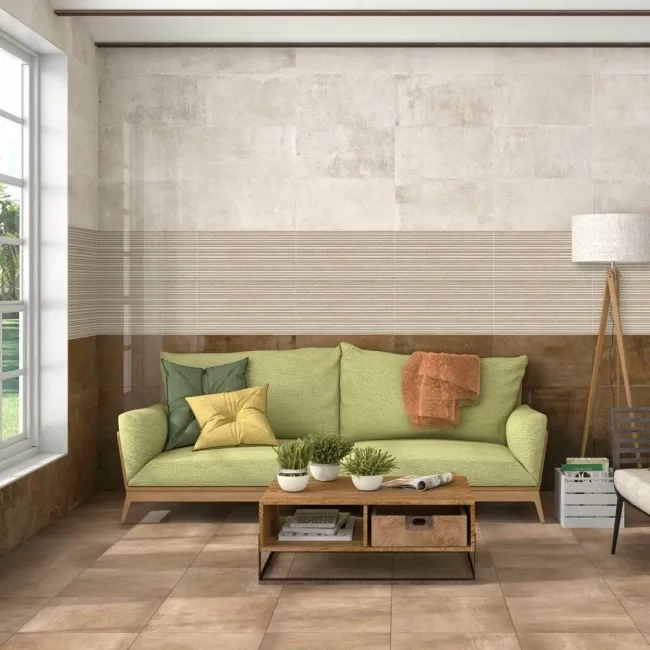 Prestige Oxido Brown Matt Concrete Effect Wall and Floor Tiles