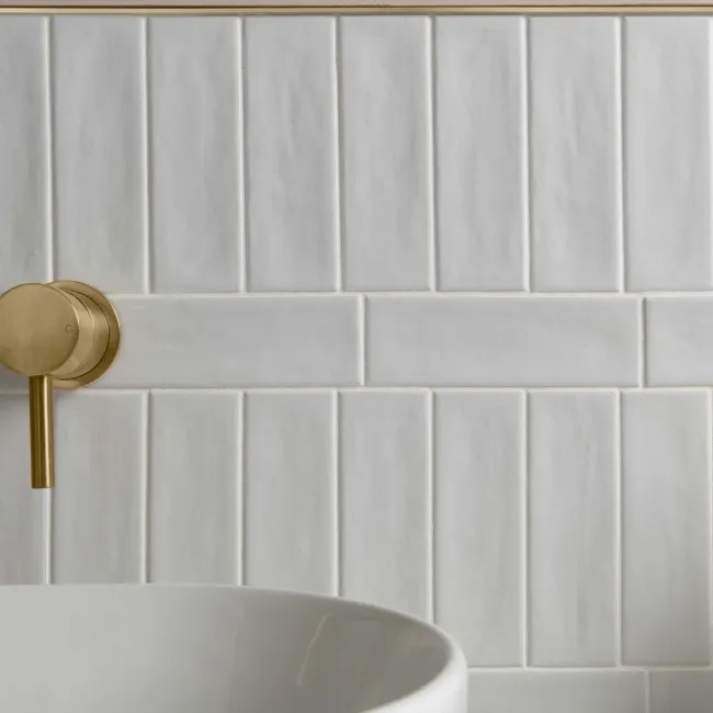 Hamlet White Porcelain Matt Metro Wall and Floor Tiles