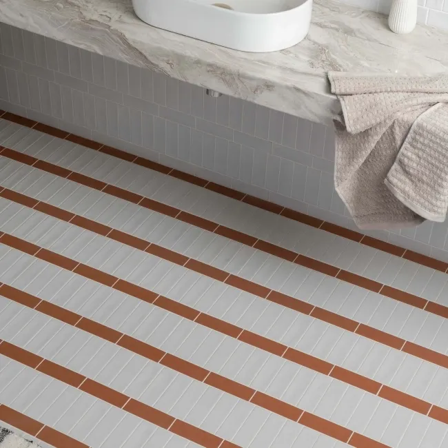 Hamlet White Porcelain Matt Metro Wall and Floor Tiles