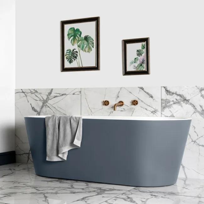 Olympia White Porcelain Marble Effect Polished Wall and Floor Tiles