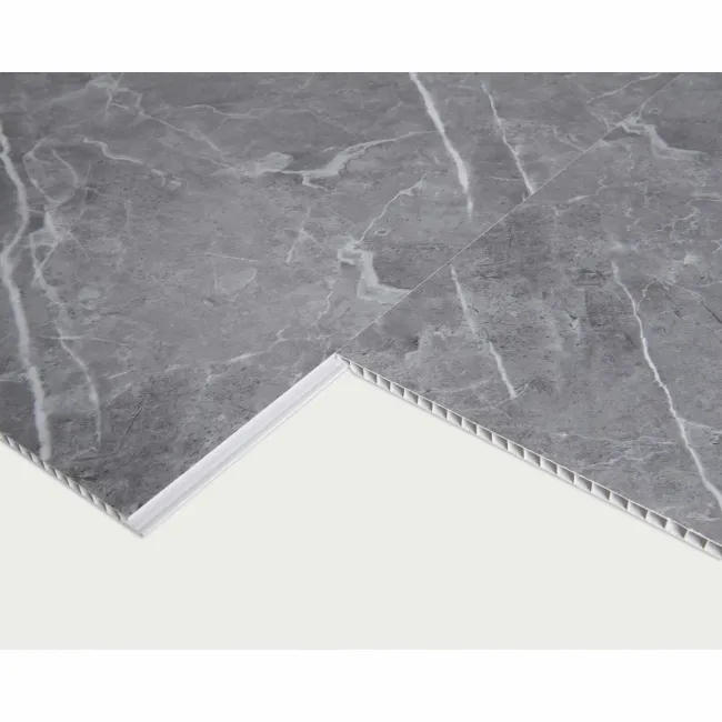 Trepanel Aqua® Matt Grey Marble Effect PVC Shower Wall Panel