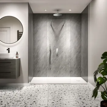 Trepanel Style® Dark Grey Stone Effect Matt WPC Laminated Wall Panel