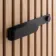 Trepanel Customise® Black Horizontal Metal Hook with Black Screw