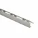 10mm Aluminium Straight Edge Brushed Effect Tile Trim