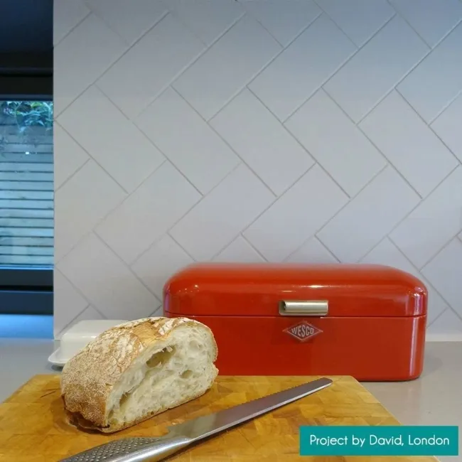 Flat Ceramic Chalk Farm Matt White Metro Tiles