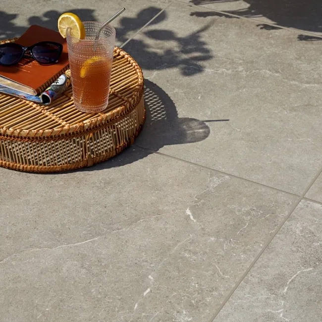 Clifton Grey Stone Effect 20mm Porcelain Paving Slabs