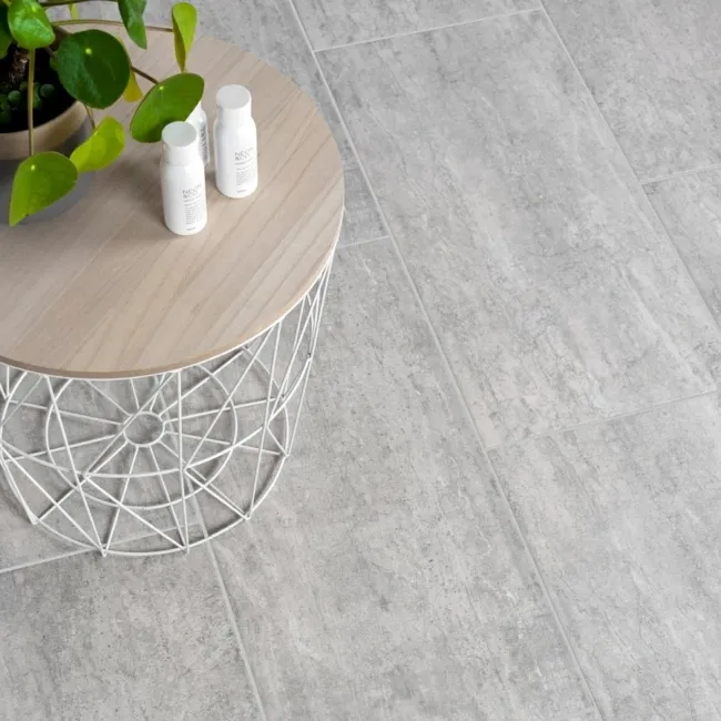 Coast Oyster Shell Grey Matt Stone Effect Wall And Floor Tiles