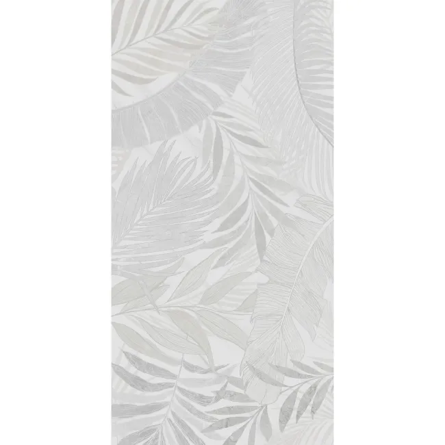 Signature Floral White Matt Patterned Wall Tiles