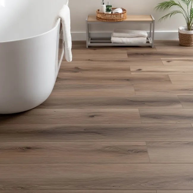 Trepanel Lux Warm Oak LVT Wood Effect Plank SPC Vinyl Flooring