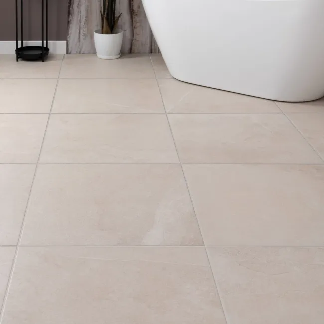 Driftstone Matt Beige Anti Slip Stone Effect Wall and Floor Tiles