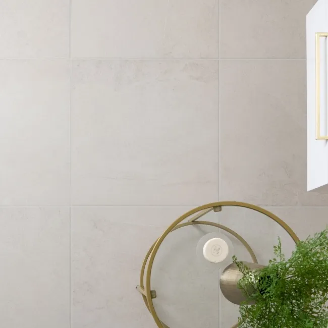 Driftstone Matt White Anti Slip Stone Effect Wall and Floor Tiles