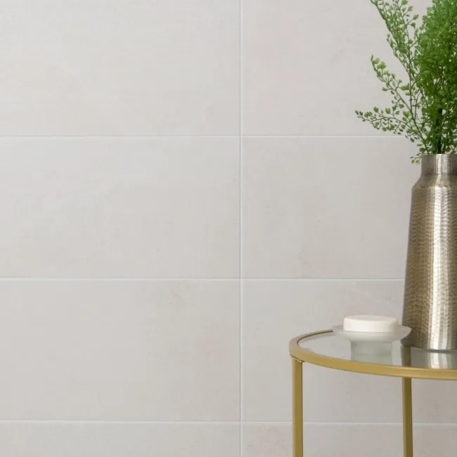 Driftstone Matt White Stone Effect Wall and Floor Tiles