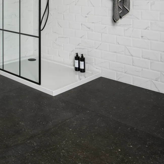 Vena Biana Bevelled Matt Marble Effect Metro Tiles