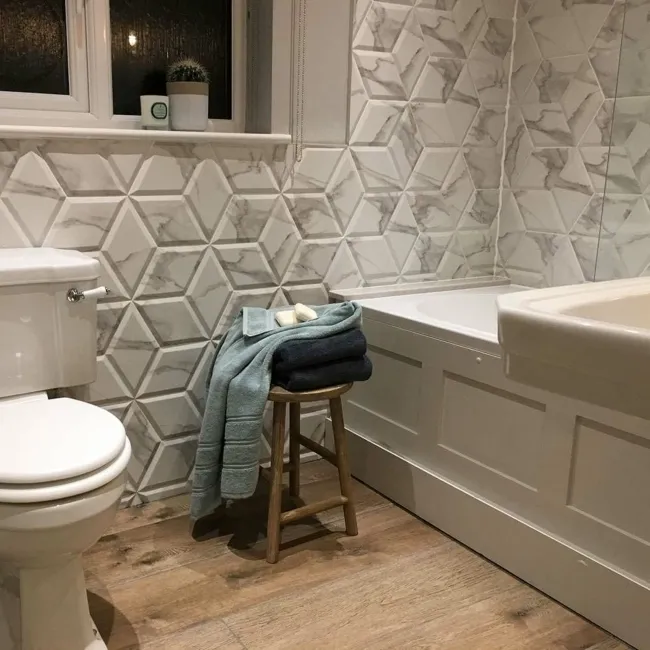 Madagascan Ipil Aged Wood Effect Porcelain Floor Tiles