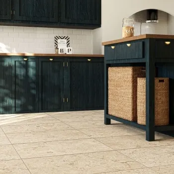 Lockstone Fossil Beige Matt Stone Effect Wall and Floor Porcelain Tiles