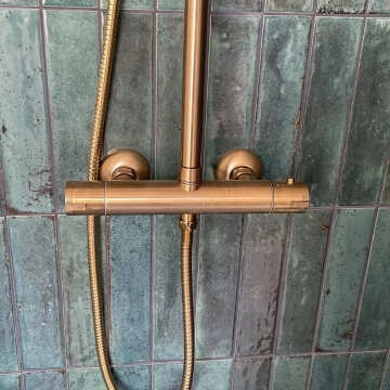 Hope Olive Wall Gloss Green Brick Tiles