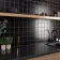 MonoEdge Black Matt Ceramic Wall Tiles 100x100